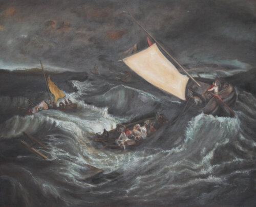 Naufrage d' Apres William Turner œuvre de 1805 Paolo Parenti