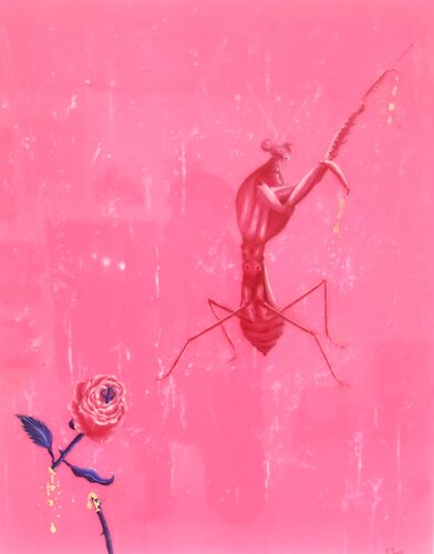 Mantis Print on paper HN Photo Matte Fibre 50x80 van Paolo Parenti, Werk op papier te koop op Singulart