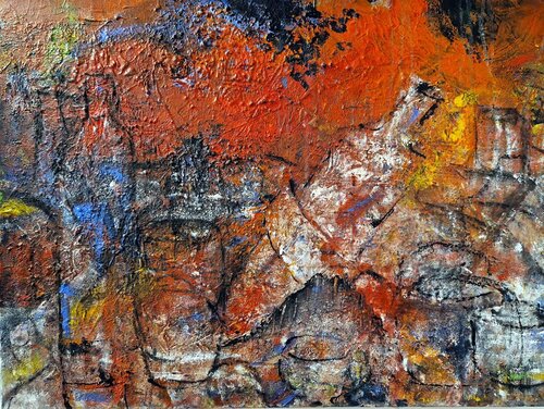 Schön war es van Petra Kohns-Merges, Schilderij te koop op Singulart