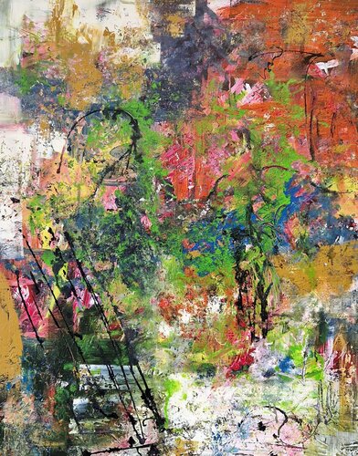 Garten der Wünsche von Petra Kohns-Merges, Malerei kaufen auf Singulart