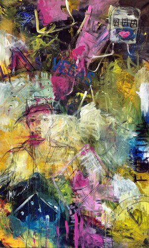 Fortuna - Die Würfel sind gefallen von Petra Kohns-Merges, Malerei kaufen auf Singulart