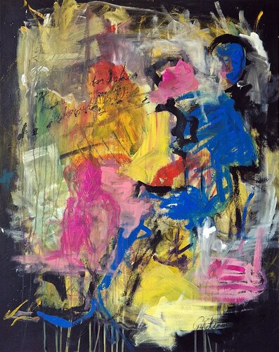 Blind Date de Petra Kohns-Merges, Pintura a la venta en Singulart