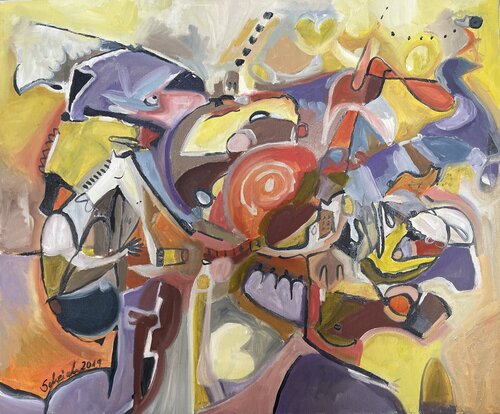 Das weiße Pferd by Bianca Scheich, Painting for Sale on Singulart