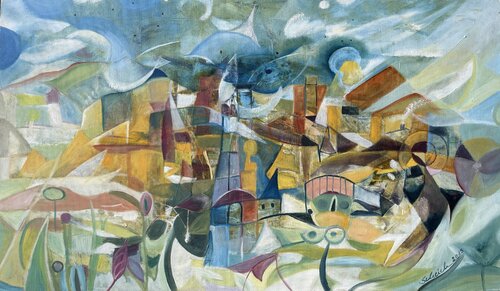 Taunus van Bianca Scheich, Schilderij te koop op Singulart