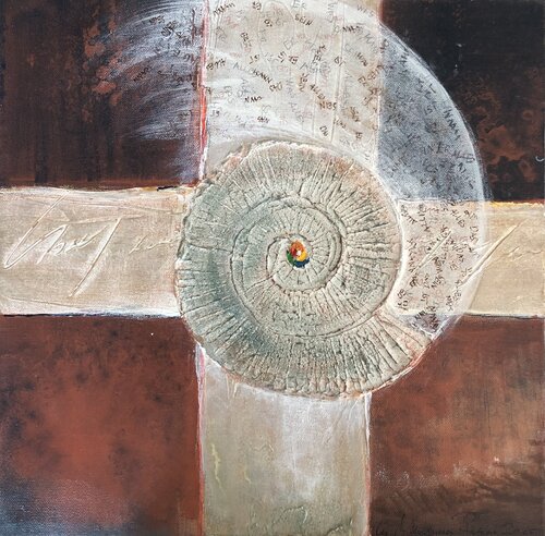 Kreuzwege l by Christa Nienhaus-Rekers, Painting for Sale on Singulart