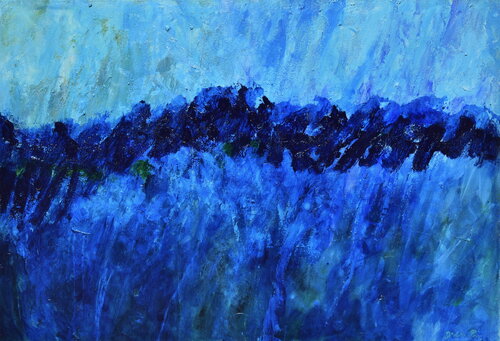 Blue Horizon par Di Della Pace, Peinture en vente sur Singulart