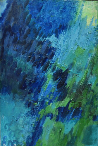 Where the Sea Meets the Shore par Di Della Pace, Peinture en vente sur Singulart
