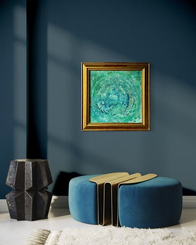 BLUE MOON di Maja Weller, Pittura in vendita su Singulart
