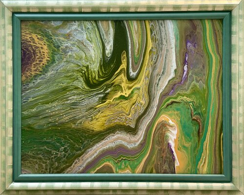 EMERALD DREAMS by Maja Weller, Painting for Sale on Singulart