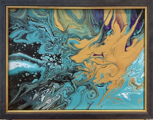 DEEP DIVE van Maja Weller, Schilderij te koop op Singulart