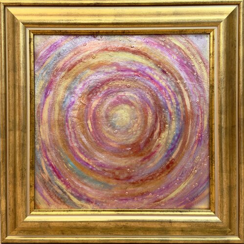 GOLDEN WITHIN di Maja Weller, Pittura in vendita su Singulart