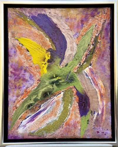 GILDED BLOOM by Maja Weller, Painting for Sale on Singulart