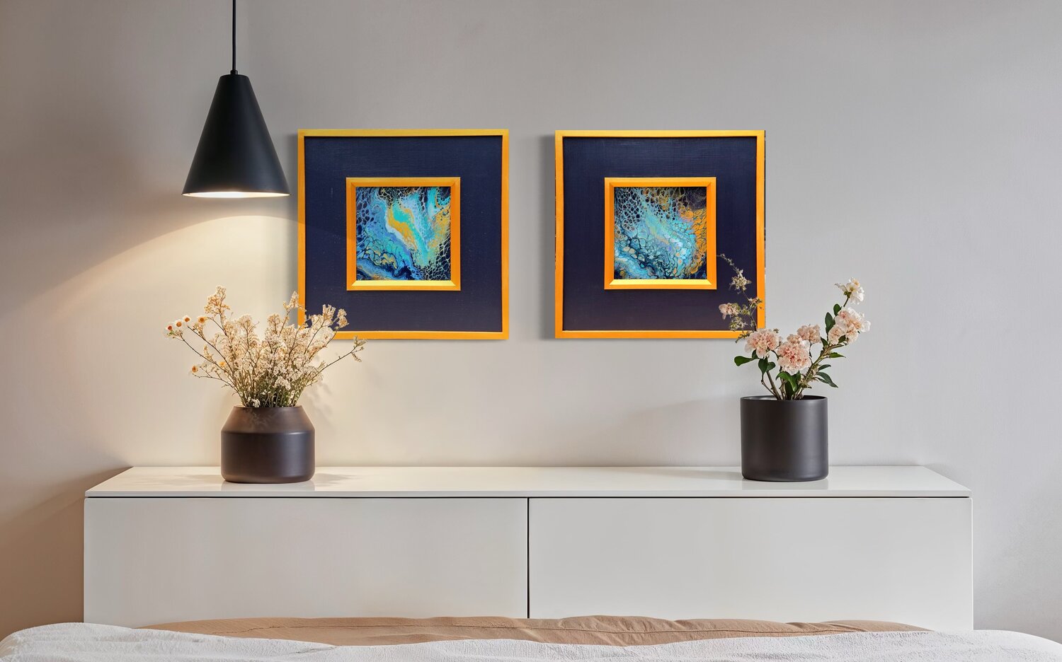 Diptych WHISPERS BEYOND Maja Weller