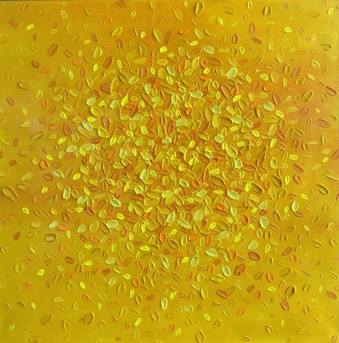 Yellow Accent von Iva Urban, Malerei kaufen auf Singulart
