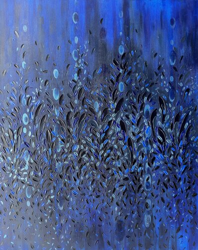 Mystic in Blue de Iva Urban, Pintura a la venta en Singulart