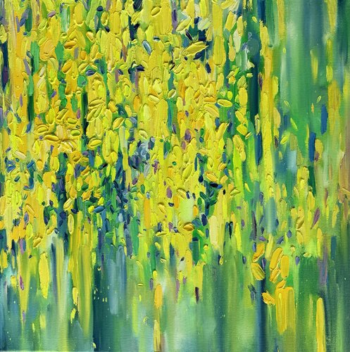 Yellow Serenity van Iva Urban, Schilderij te koop op Singulart