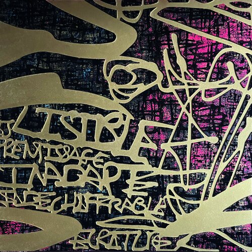 REGARD CACHÉ-2 - 110X110 par Thibault Daclin, Sculpture en vente sur Singulart