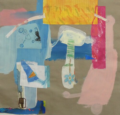 Upside Down Flower by Claudette Griffiths, Work on Paper for Sale on Singulart