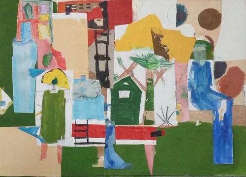 Blauer Körper di Claudette Griffiths, Pittura in vendita su Singulart