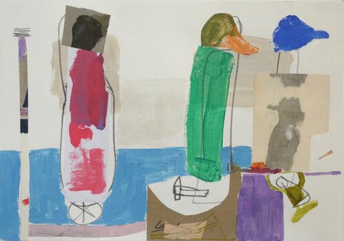 Enten-Tanz van Claudette Griffiths, Schilderij te koop op Singulart