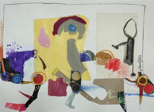 Tanze Samba mit mir van Claudette Griffiths, Schilderij te koop op Singulart
