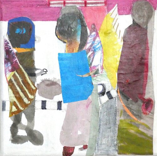 Three Angels to Help You and the Offer Before Leaving van Claudette Griffiths, Schilderij te koop op Singulart