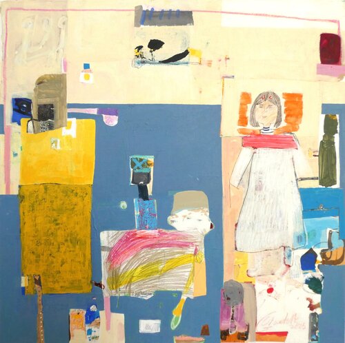 Visual Notes 2 and The Little Angel Boy di Claudette Griffiths, Pittura in vendita su Singulart