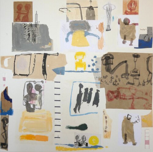 Visual Notes  9-Have Been Missing My Mom-Since Some Years Now van Claudette Griffiths, Schilderij te koop op Singulart
