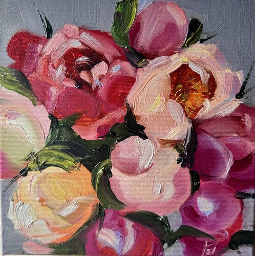 Bouquet de Elena Hromova, Pintura a la venta en Singulart