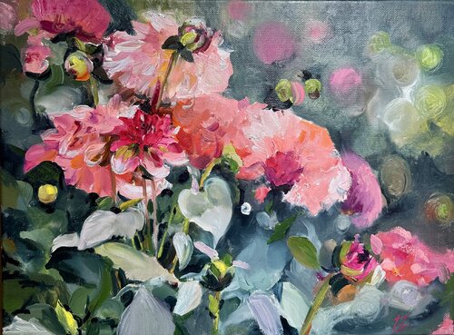 In the garden von Elena Hromova, Malerei kaufen auf Singulart