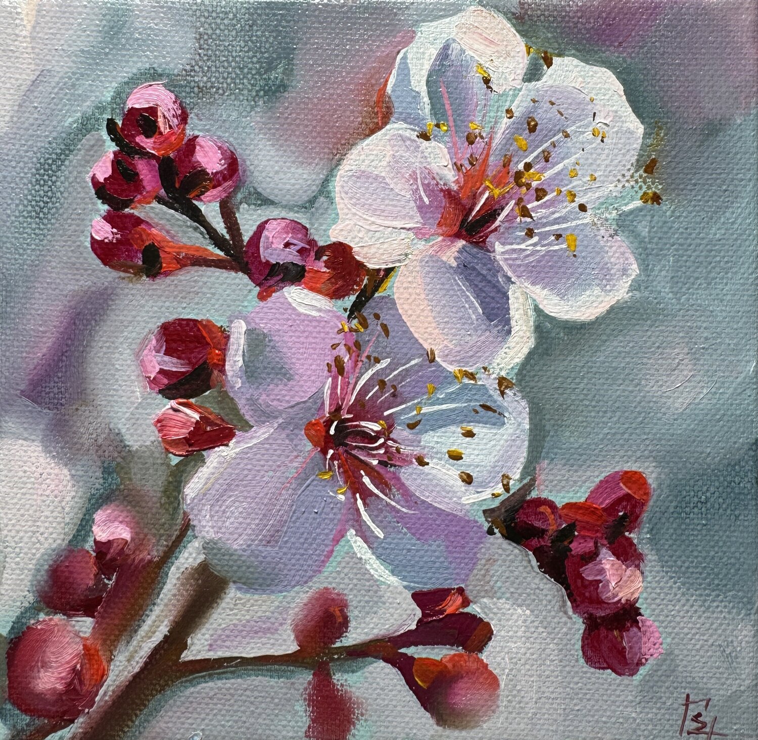 Flowers in the tree Elena Hromova
