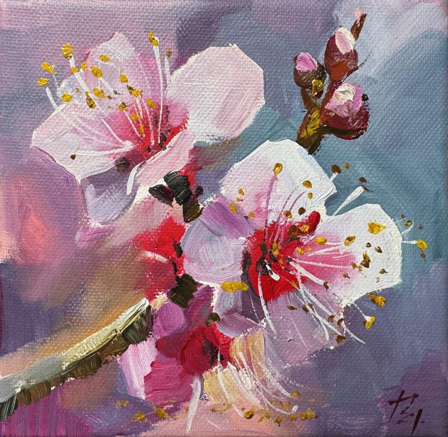 Flowers trees Elena Hromova