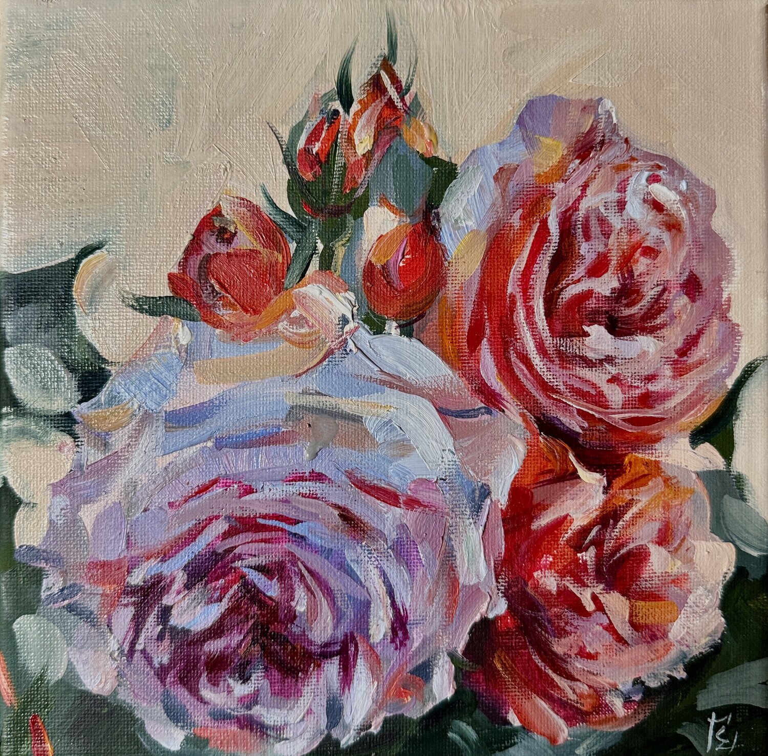 Roses at Dawn Elena Hromova
