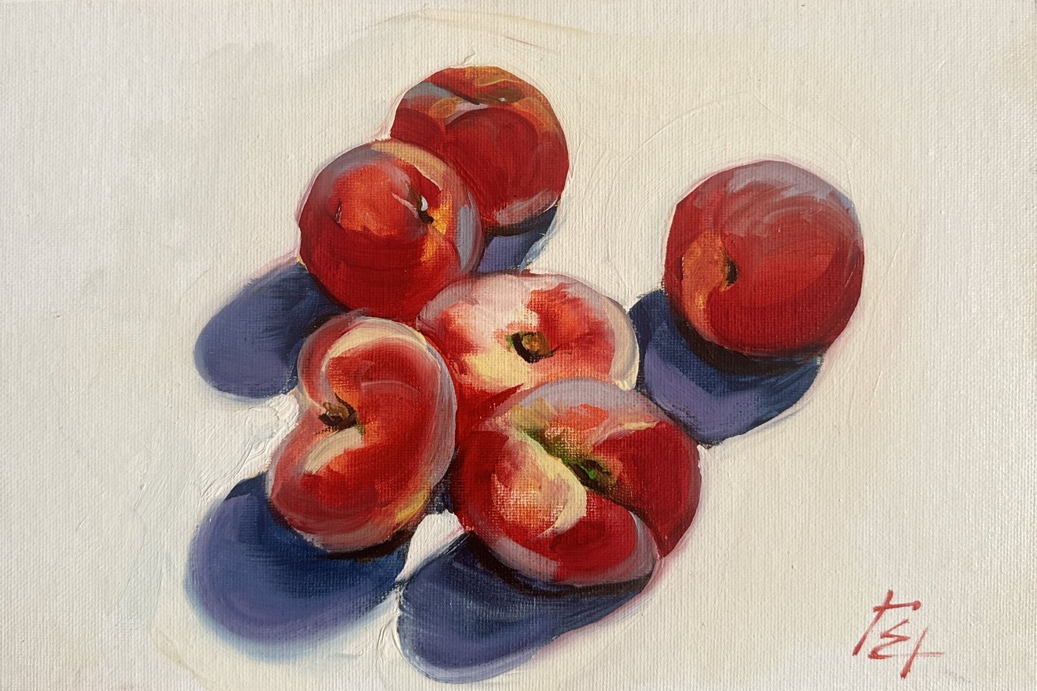 peaches Elena Hromova Work on Paper for sale