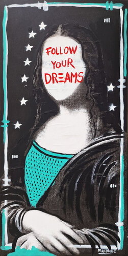 Monnalisa Follow - Piriongo by Piergiorgio Leonforte aka Piriongo, 기타 매체 for Sale on Singulart