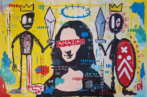 Amazing Citizen - Piriongo by Piergiorgio Leonforte aka Piriongo, 회화 for Sale on Singulart