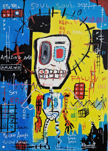 Fallen - Piriongo by Piergiorgio Leonforte aka Piriongo, 회화 for Sale on Singulart