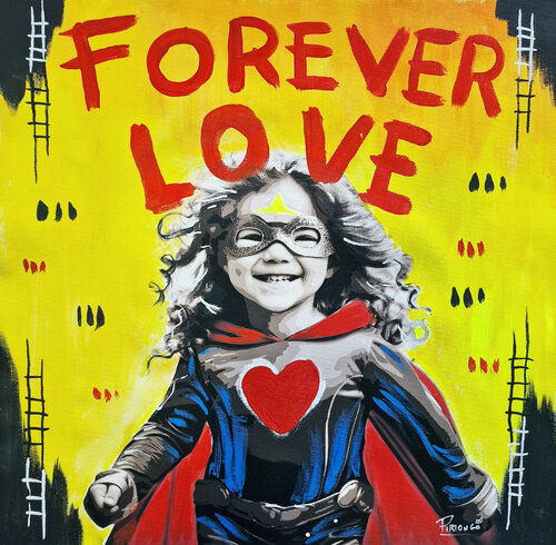 Forever Love - Piriongo par Piergiorgio Leonforte aka Piriongo, Autres supports en vente sur Singulart