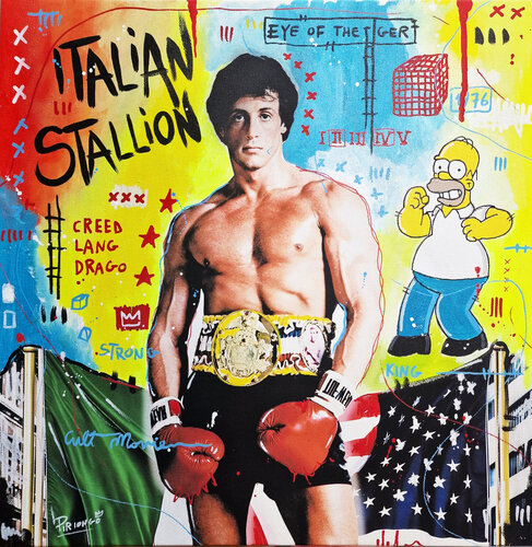 Italian Pop Stallion - Piriongo by Piergiorgio Leonforte aka Piriongo, 기타 매체 for Sale on Singulart