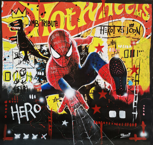 Hero - Piriongo by Piergiorgio Leonforte aka Piriongo, 기타 매체 for Sale on Singulart