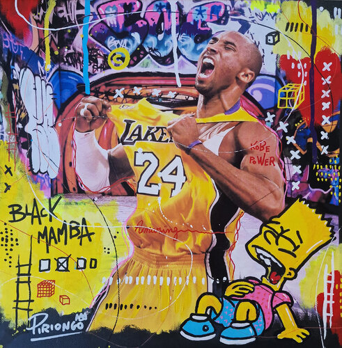 Kobe Power - Piriongo par Piergiorgio Leonforte aka Piriongo, Autres supports en vente sur Singulart