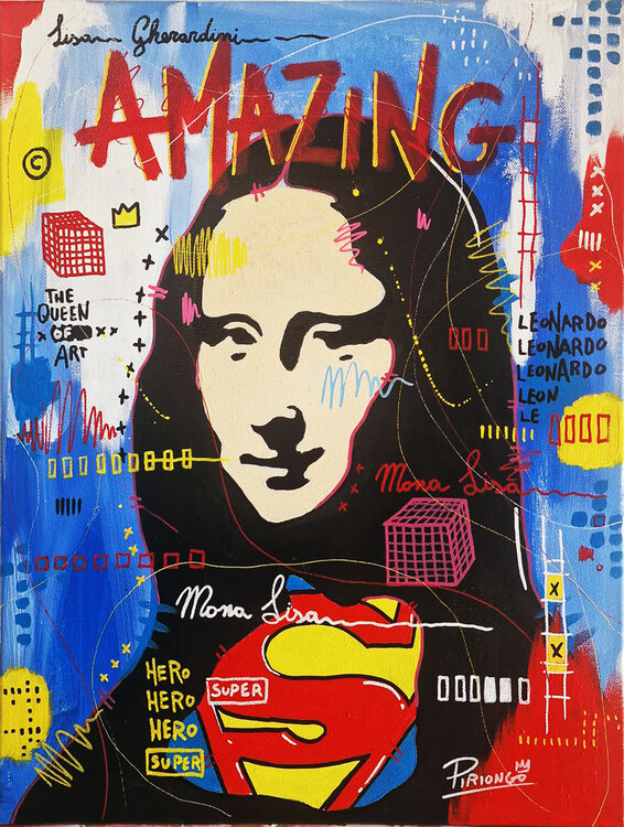 Amazing Monalisa - Piriongo Piergiorgio Leonforte aka Piriongo