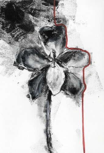 " Flower" di Lara Zhuravska, Pittura in vendita su Singulart