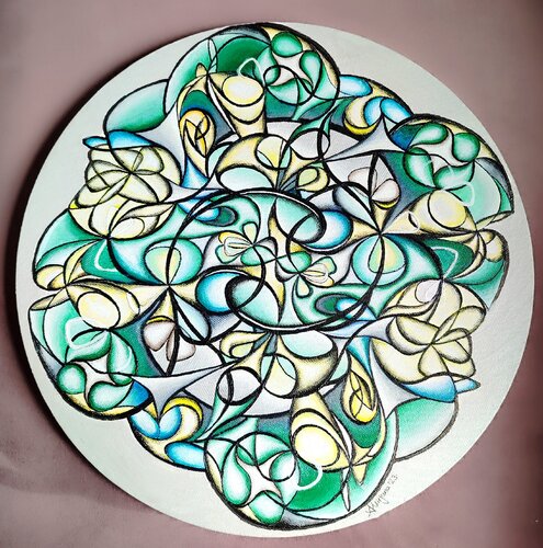 "Infinity" di Mirjana Amidzic, Pittura in vendita su Singulart