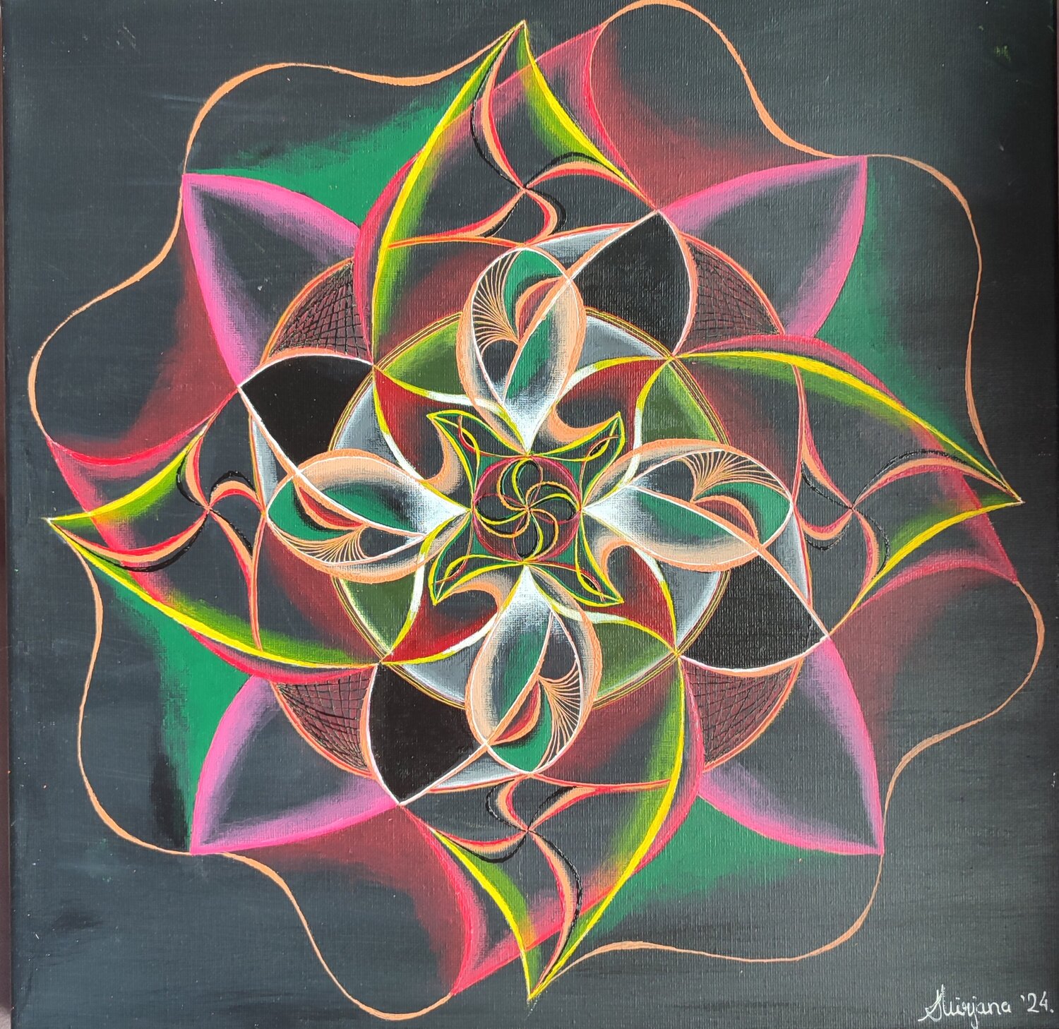 Colors of music Mirjana Amidzic Origineel schilderij te koop