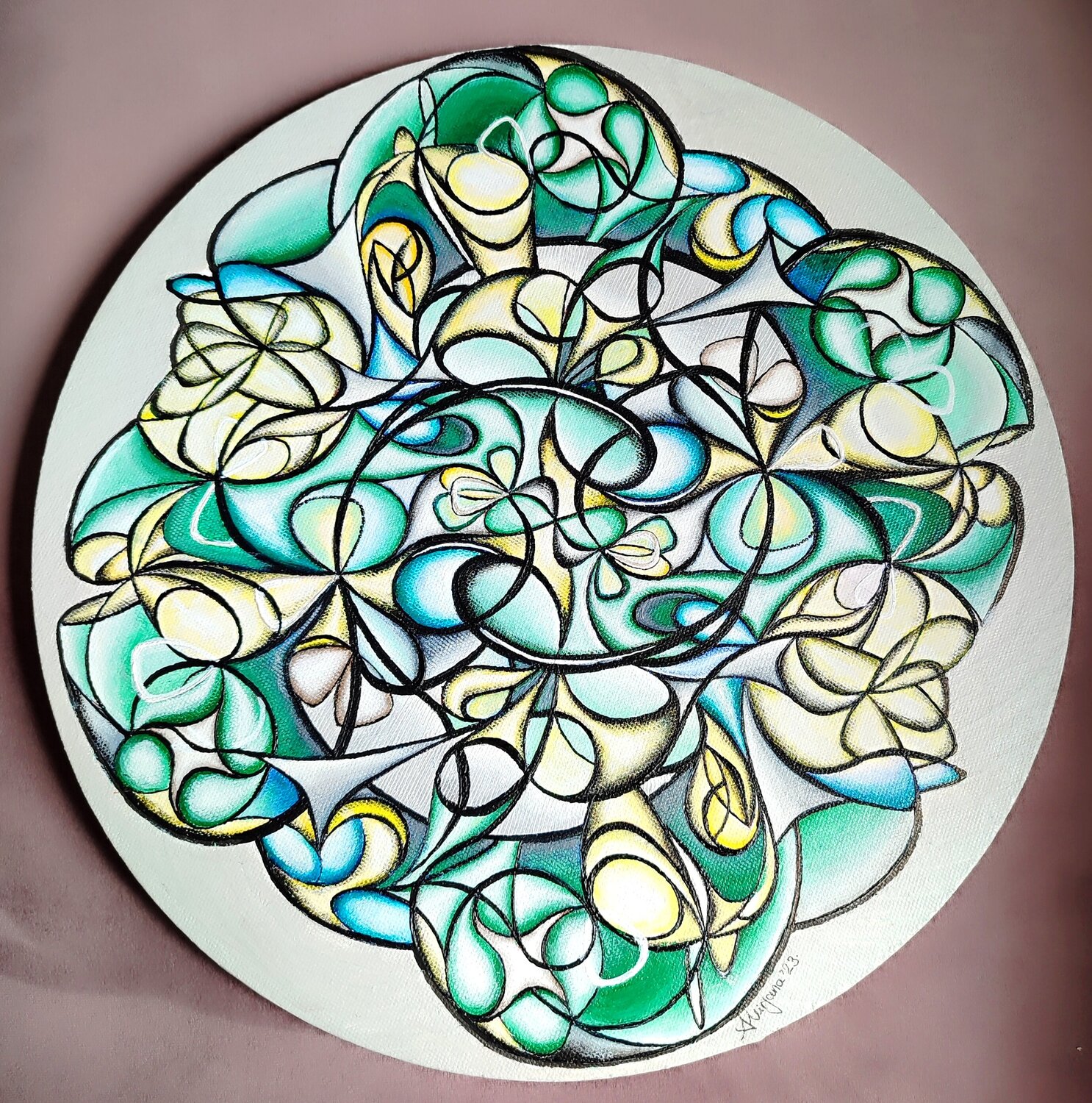 "Infinity" Mirjana Amidzic Origineel schilderij te koop