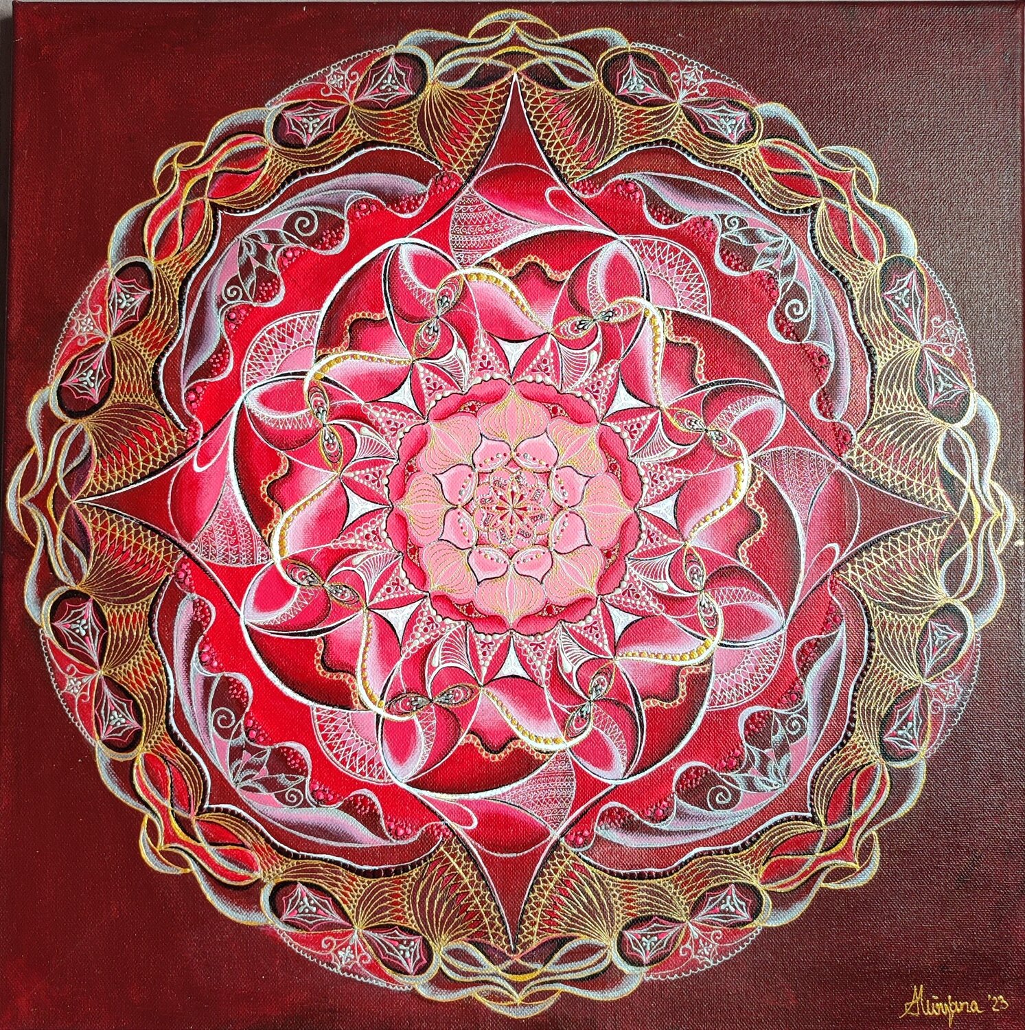 "Hidden beauty" Mirjana Amidzic Dipinto originale in vendita