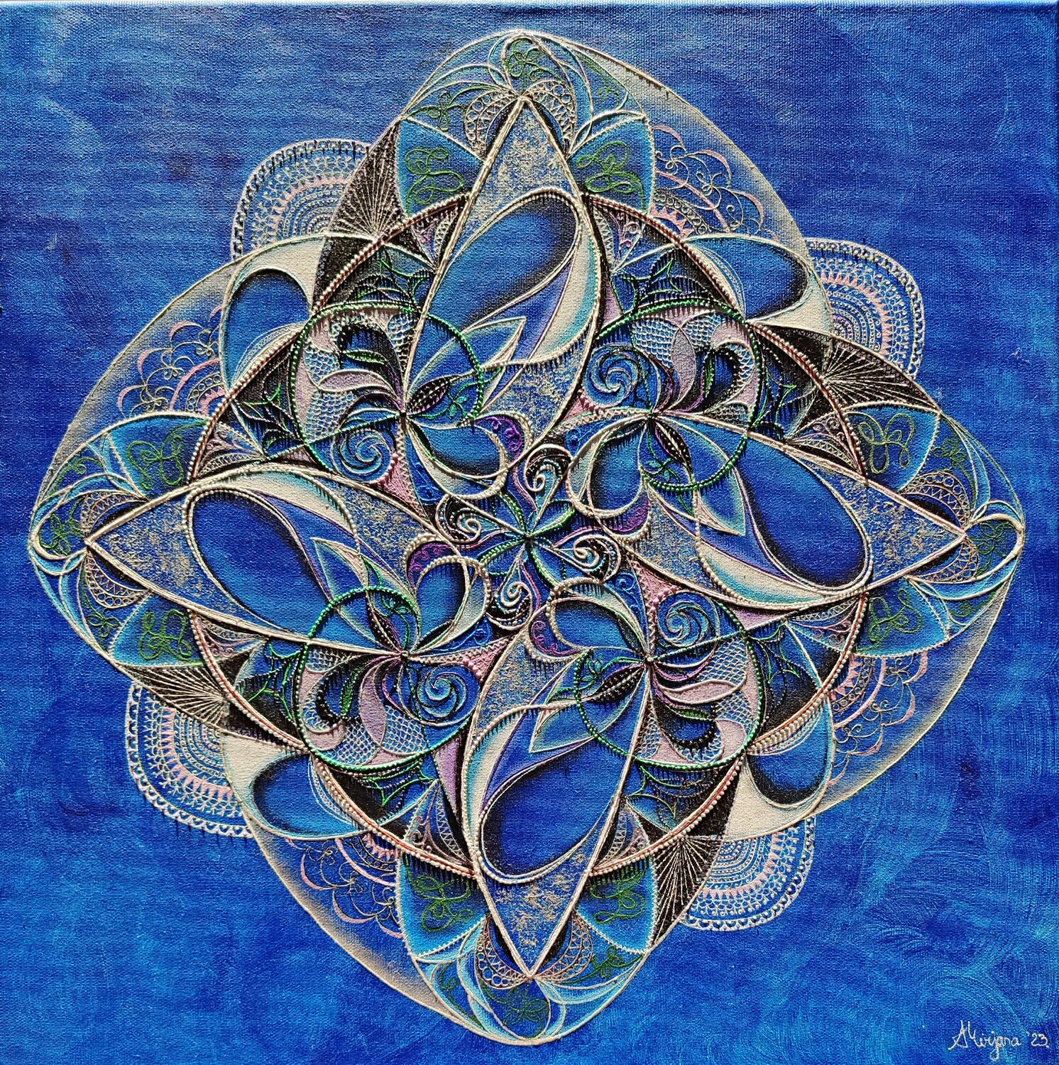 Geburt von Venus Mirjana Amidzic Origineel schilderij te koop