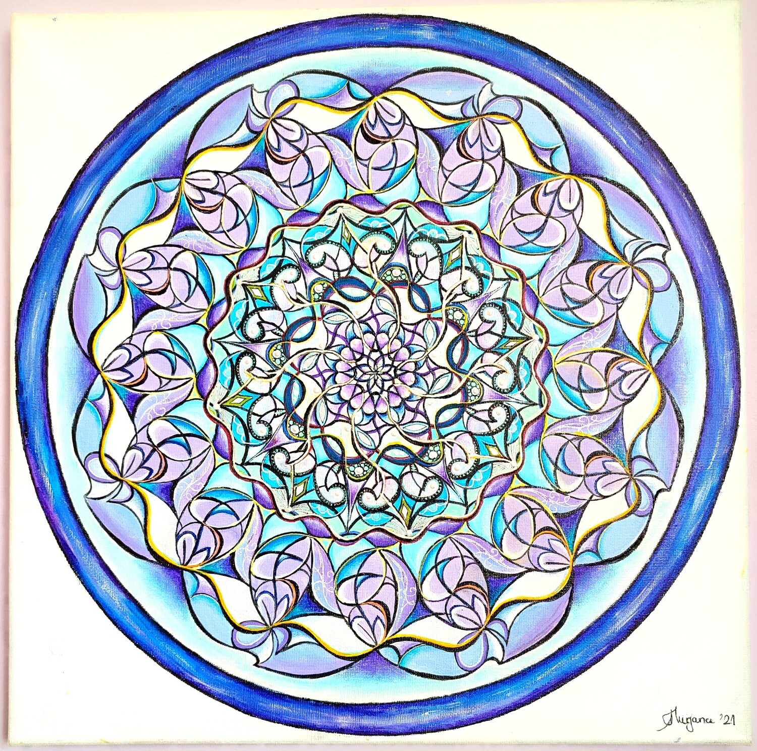 "Sleeping beauty" Mirjana Amidzic Pintura original en venta