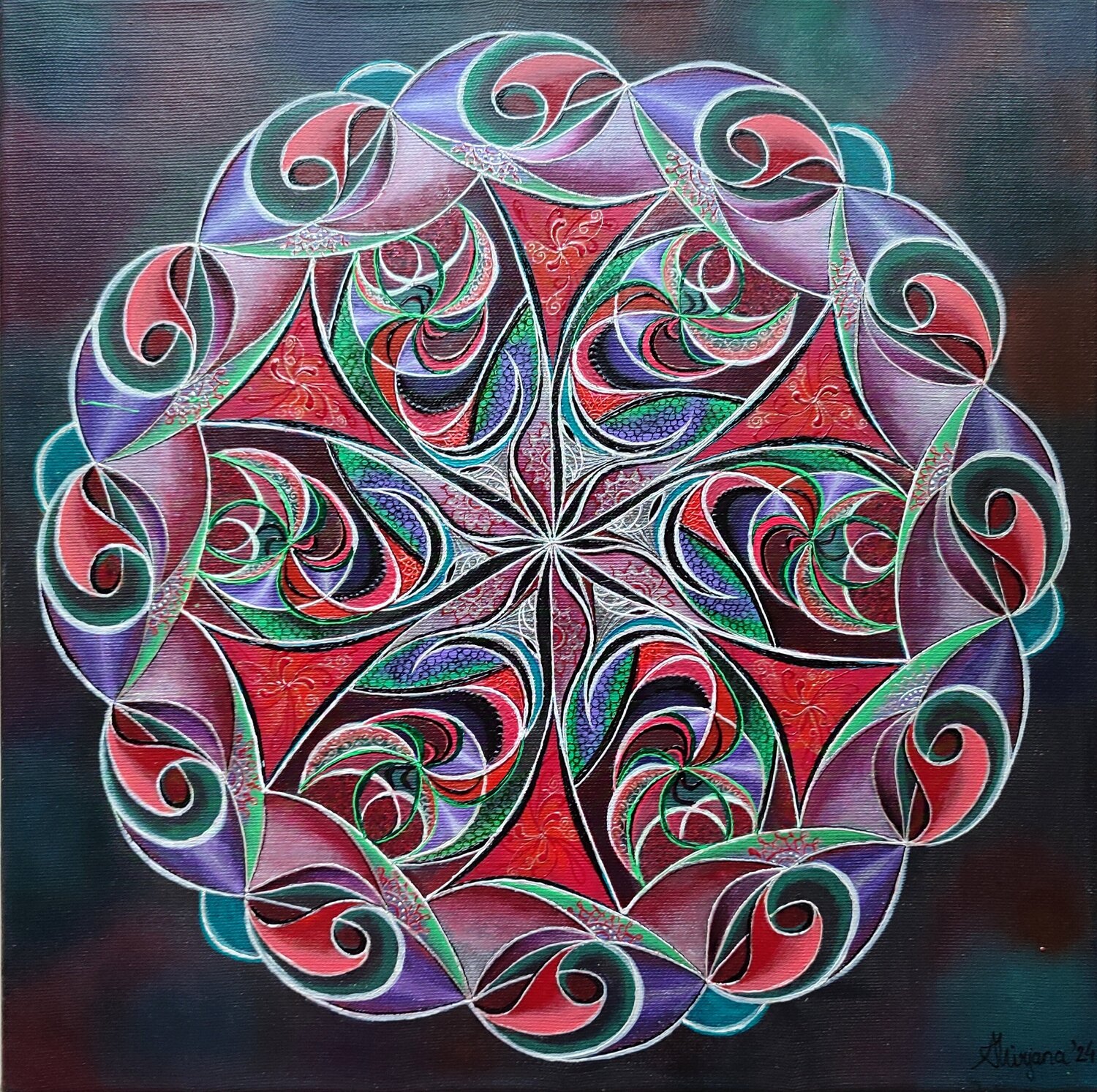 VI-VIII-XII Mirjana Amidzic Pintura original en venta